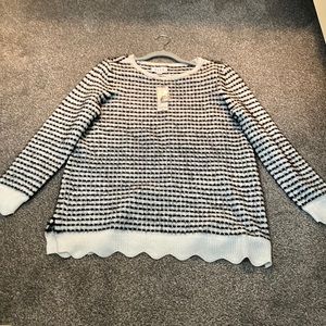 NWT  ELLE Oversized Houndstooth Sweater